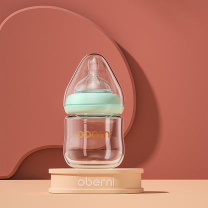 2023 New 150ml 120ml Anti Colic BPA Free Baby Feeding Bottle with Silicone Nipple