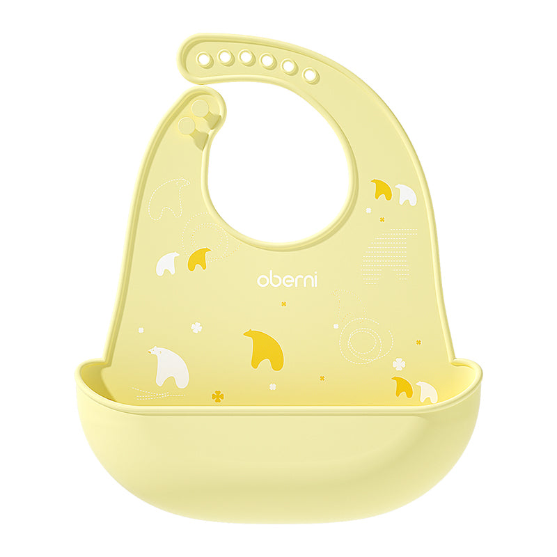 Custom Wholesale Adjustable Bpa Free Feed Soft Waterproof Fabric Silicone Baby Bib