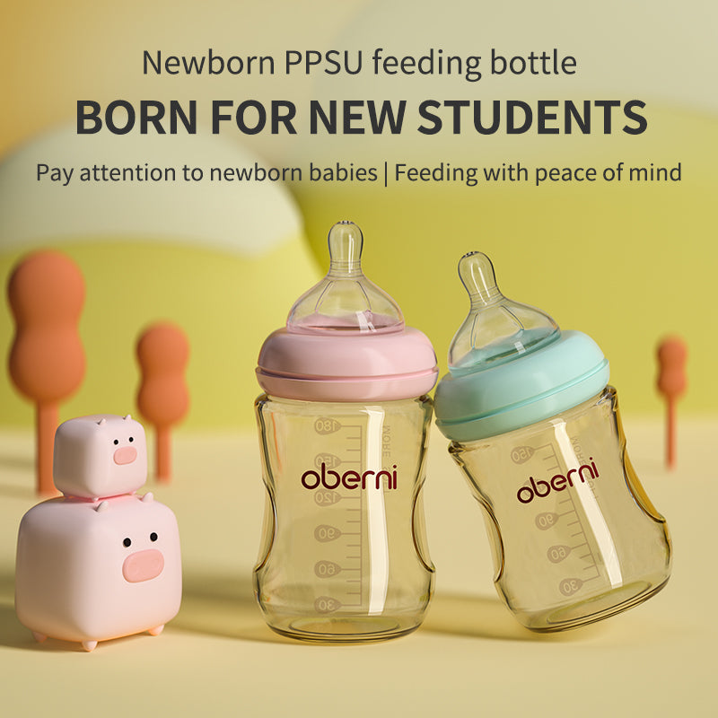 PPSU Imitated Breast Baby Milk Bottle Anti bloating 0-6 Newborn Baby Bottle With Resistant to Falling