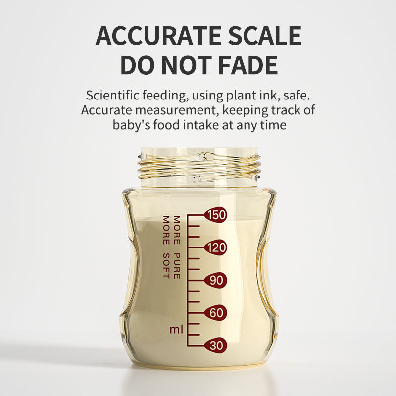 PPSU Imitated Breast Baby Milk Bottle Anti bloating 0-6 Newborn Baby Bottle With Resistant to Falling
