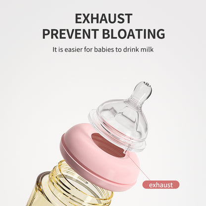 PPSU Imitated Breast Baby Milk Bottle Anti bloating 0-6 Newborn Baby Bottle With Resistant to Falling