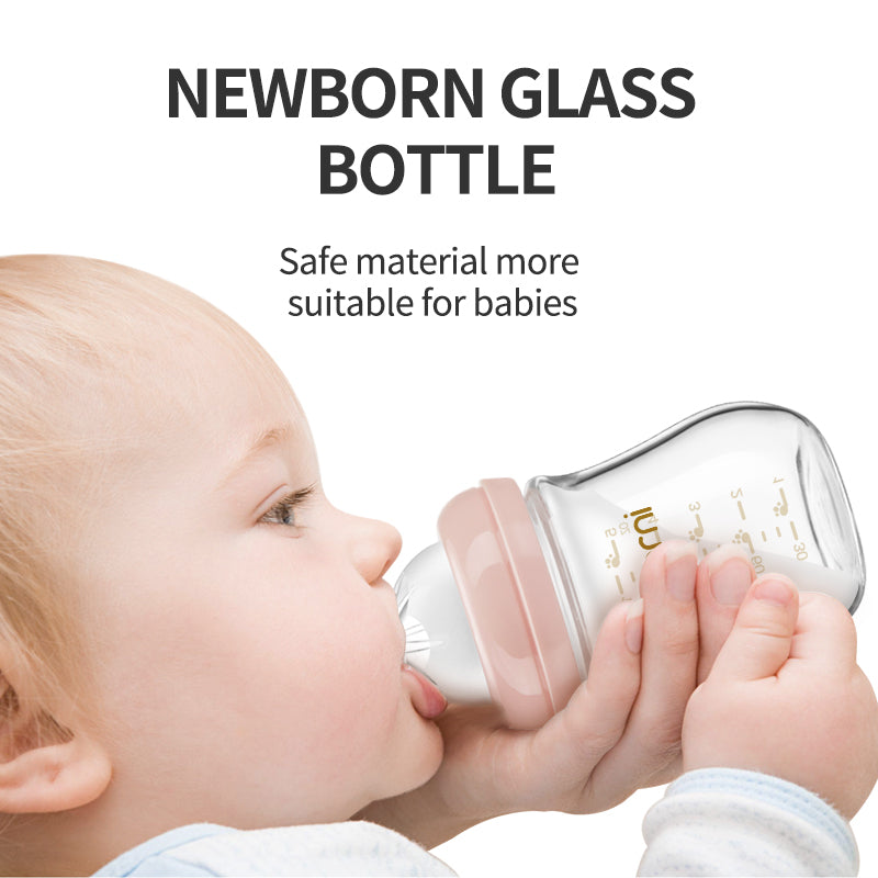2023 New 150ml 120ml Anti Colic BPA Free Baby Feeding Bottle with Silicone Nipple