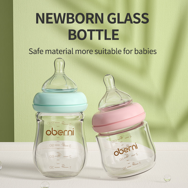 2023 New 150ml 120ml Anti Colic BPA Free Baby Feeding Bottle with Silicone Nipple