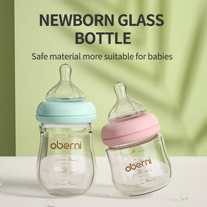 2023 New 150ml 120ml Anti Colic BPA Free Baby Feeding Bottle with Silicone Nipple
