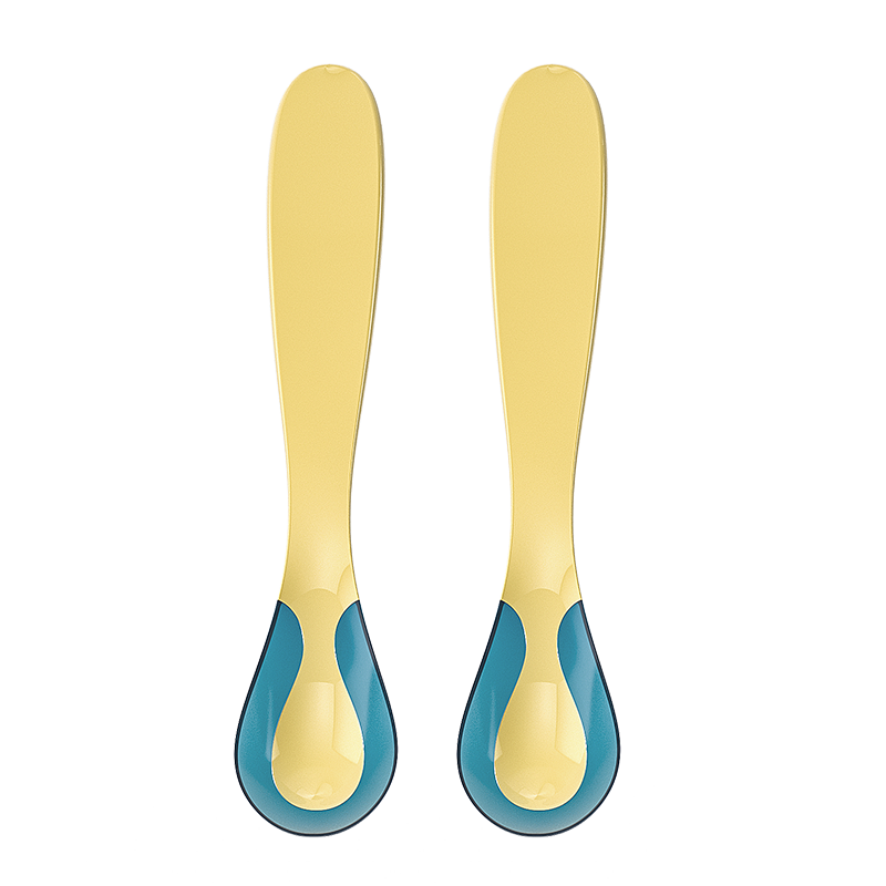 High quality baby temperature sensitive silicone baby feeding spoon