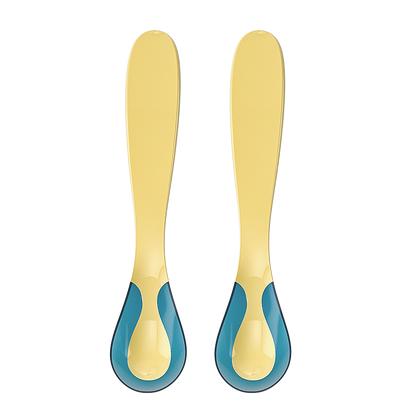 High quality baby temperature sensitive silicone baby feeding spoon
