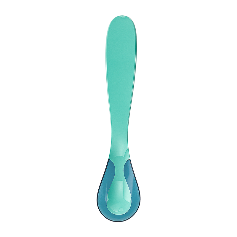 High quality baby temperature sensitive silicone baby feeding spoon